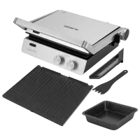 Grill electric Polaris PGP 2803 Contact / 2000 W / Black Inox photo 6