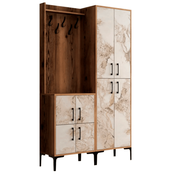 Dulap pentru antreu Trendy Sala Stand Berlin BA PAL / White marble photo 1