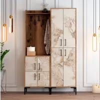 Dulap pentru antreu Trendy Sala Stand Berlin BA PAL / White marble photo 2