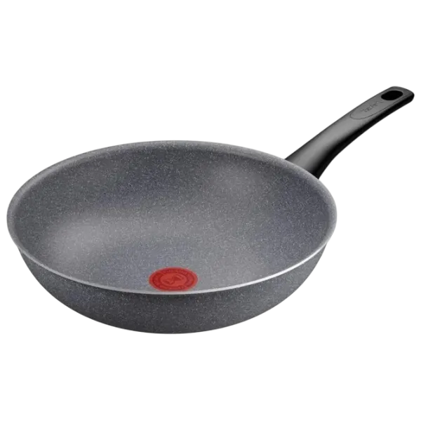 Сковорода Tefal Hard Stone D4561932 Вок / 28 см / Серый photo 1
