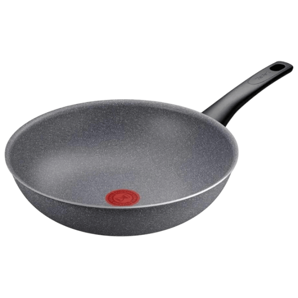 Сковорода Tefal Hard Stone D4561932 Вок / 28 см / Серый photo 1