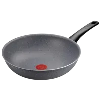 Сковорода Tefal Hard Stone D4561932 Вок / 28 см / Серый