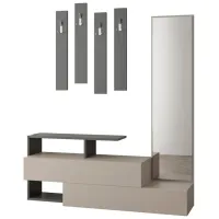 Dulap pentru antreu Trendy Sala Stand Ramda PAL / Gray