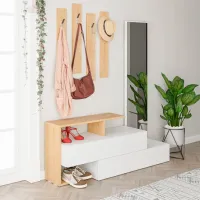 Dulap pentru antreu Trendy Sala Stand Ramda PAL / White photo 2