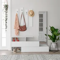 Dulap pentru antreu Trendy Sala Stand Ramda PAL / White photo 2