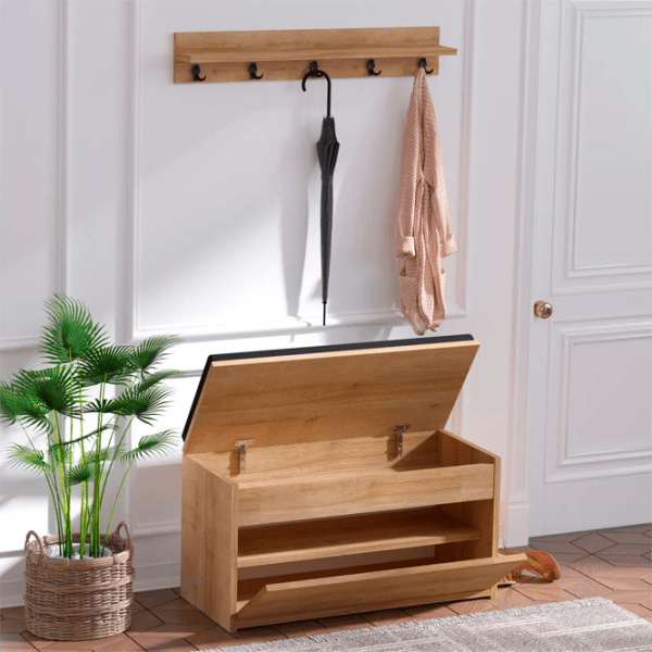 Dulap pentru antreu Trendy Sala Stand Boby PAL / Oak photo 5