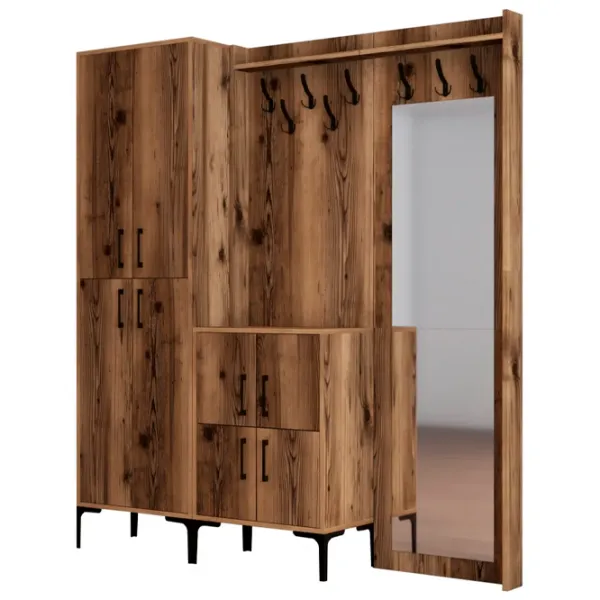 Dulap pentru antreu Trendy Sala Stand Berlin ABC PAL / Oak photo 1