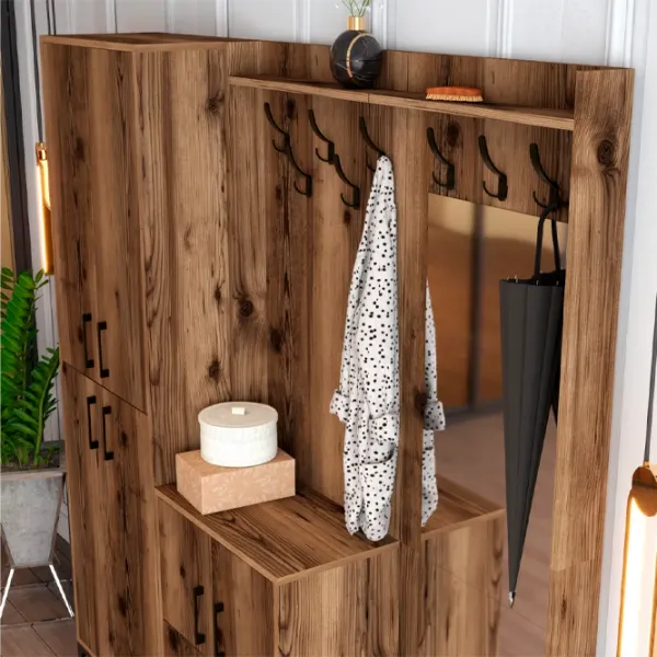 Dulap pentru antreu Trendy Sala Stand Berlin ABC PAL / Oak photo 5