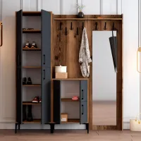 Dulap pentru antreu Trendy Sala Stand Berlin ABC PAL / Antracit photo 5