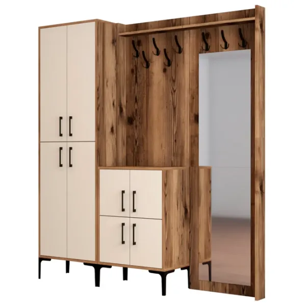 Dulap pentru antreu Trendy Sala Stand Berlin ABC PAL / Cream photo 1