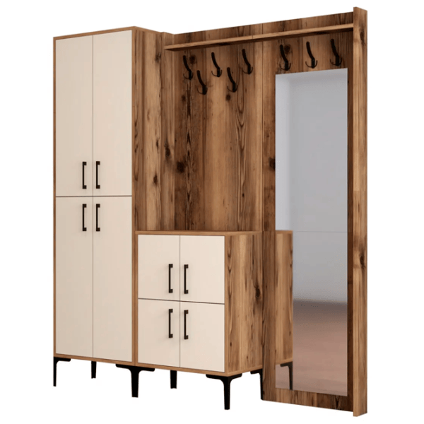 Dulap pentru antreu Trendy Sala Stand Berlin ABC PAL / Cream photo 1