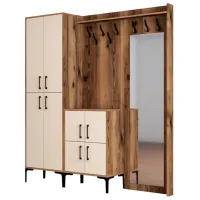 Dulap pentru antreu Trendy Sala Stand Berlin ABC PAL / Cream