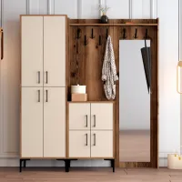Dulap pentru antreu Trendy Sala Stand Berlin ABC PAL / Cream photo 2
