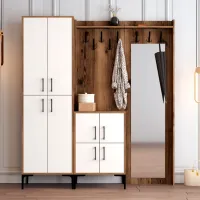 Шкаф для прихожей Trendy Sala Stand Berlin ABC ДСП / White photo 2