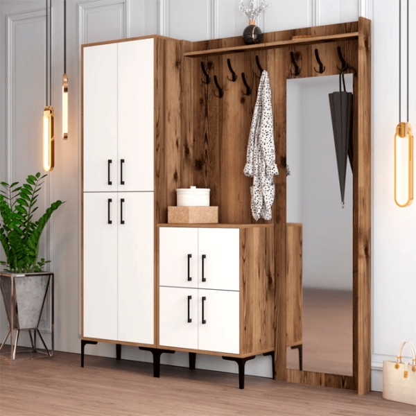 Dulap pentru antreu Trendy Sala Stand Berlin ABC PAL / White photo 3