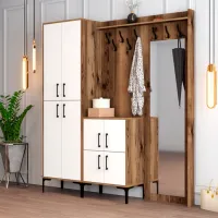 Шкаф для прихожей Trendy Sala Stand Berlin ABC ДСП / White photo 3