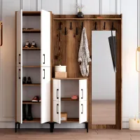 Шкаф для прихожей Trendy Sala Stand Berlin ABC ДСП / White photo 4