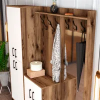 Шкаф для прихожей Trendy Sala Stand Berlin ABC ДСП / White photo 5