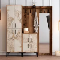 Dulap pentru antreu Trendy Sala Stand Berlin ABC PAL / White marble photo 2