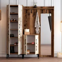 Dulap pentru antreu Trendy Sala Stand Berlin ABC PAL / White marble photo 4