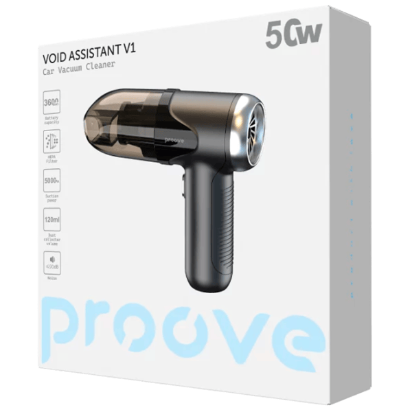 Aspirator portabil Proove Void Assistant V1 50 W / Gray Black photo 6