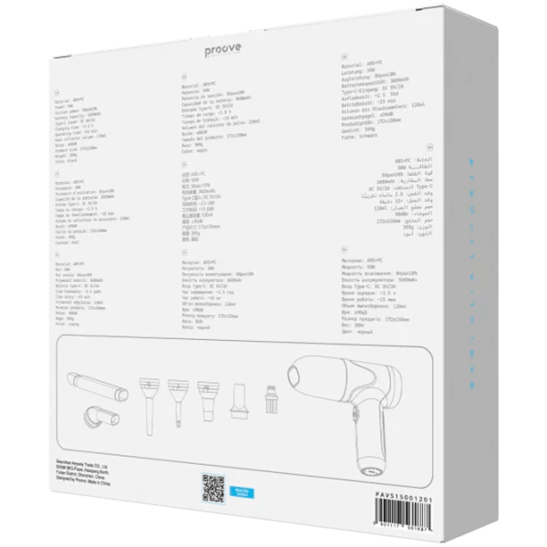 Aspirator portabil Proove Void Assistant V1 50 W / Gray Black photo 7