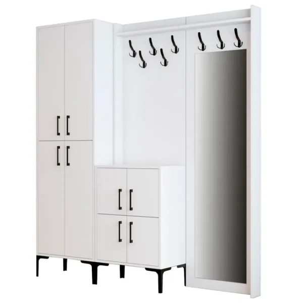 Шкаф для прихожей Trendy Sala Stand Berlin ABC ДСП / White photo 1