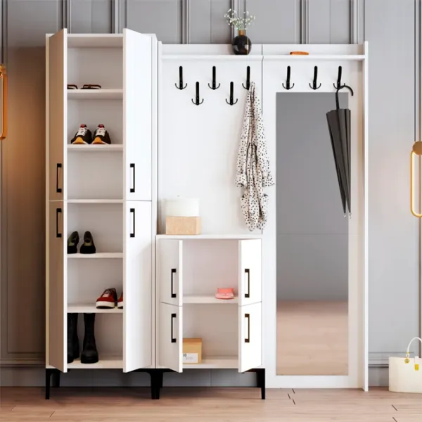Шкаф для прихожей Trendy Sala Stand Berlin ABC ДСП / White photo 3