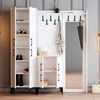 Dulap pentru antreu Trendy Sala Stand Berlin ABC PAL / White photo 3