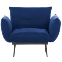 Fotoliu Trendy Jax Solo Gray Bleumarin