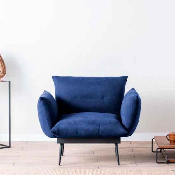 Fotoliu Trendy Jax Solo Gray Bleumarin photo 3