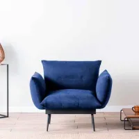 Fotoliu Trendy Jax Solo Gray Bleumarin photo 3