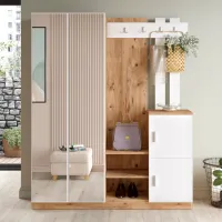 Dulap pentru antreu Trendy Sala Stand DD8 PAL / White photo 2