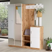 Dulap pentru antreu Trendy Sala Stand DD8 PAL / White photo 3