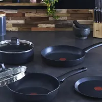Сковорода Tefal Black Stone G2813872 Для блинов / 25 см / Черный photo 5