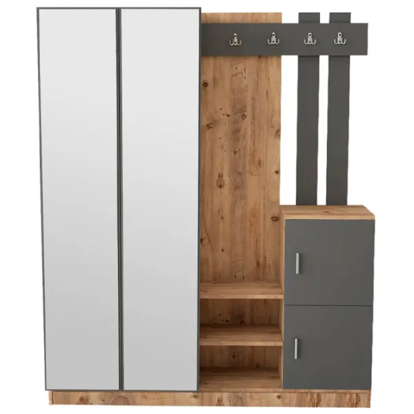 Dulap pentru antreu Trendy Sala Stand DD8 PAL / Antracit photo 1
