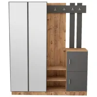 Dulap pentru antreu Trendy Sala Stand DD8 PAL / Antracit