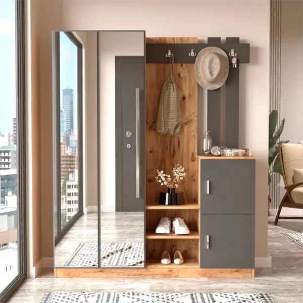 Dulap pentru antreu Trendy Sala Stand DD8 PAL / Antracit photo 2