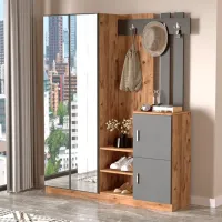 Шкаф для прихожей Trendy Sala Stand DD8 ДСП / Антрацит photo 4