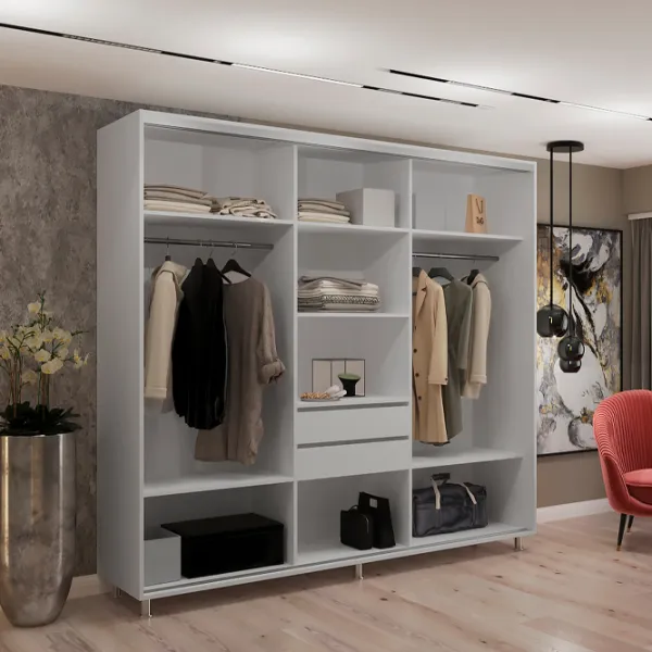 Dulap My-Style Cupe 250 x 60 x 210 / PAL / Ashen photo 3