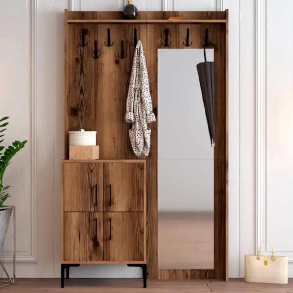 Dulap pentru antreu Trendy Sala Stand Berlin BC PAL / Oak photo 3