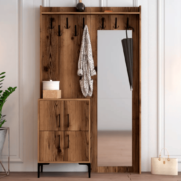 Dulap pentru antreu Trendy Sala Stand Berlin BC PAL / Oak photo 3