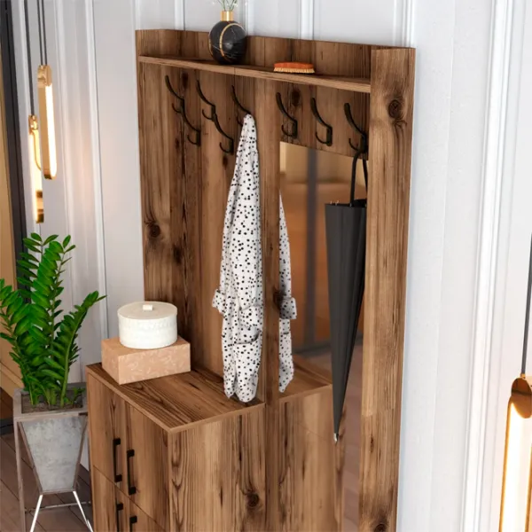 Dulap pentru antreu Trendy Sala Stand Berlin BC PAL / Oak photo 5