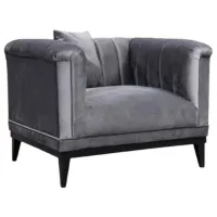 Fotoliu Trendy La moda Black Gray