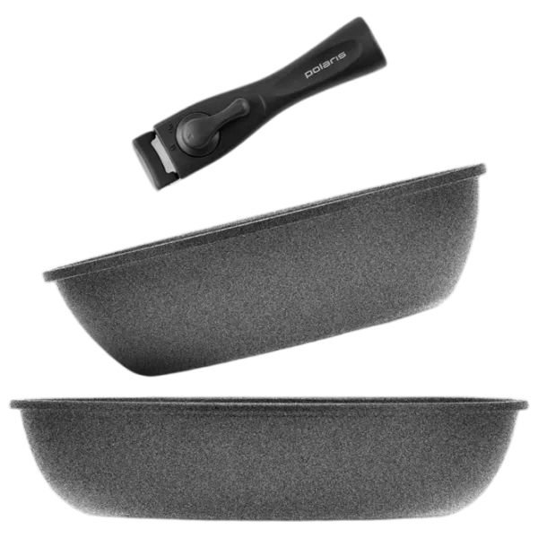 Набор сковородок Polaris EasyKeep 3D Универсальная / 24 см / Серый photo 6