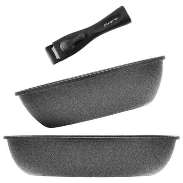 Набор сковородок Polaris EasyKeep 3D Универсальная / 24 см / Серый photo 6