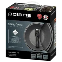 Набор сковородок Polaris EasyKeep 3D Универсальная / 24 см / Серый photo 11