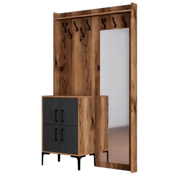 Dulap pentru antreu Trendy Sala Stand Berlin BC PAL / Antracit photo 1