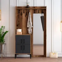 Dulap pentru antreu Trendy Sala Stand Berlin BC PAL / Antracit photo 2