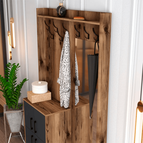 Dulap pentru antreu Trendy Sala Stand Berlin BC PAL / Antracit photo 5